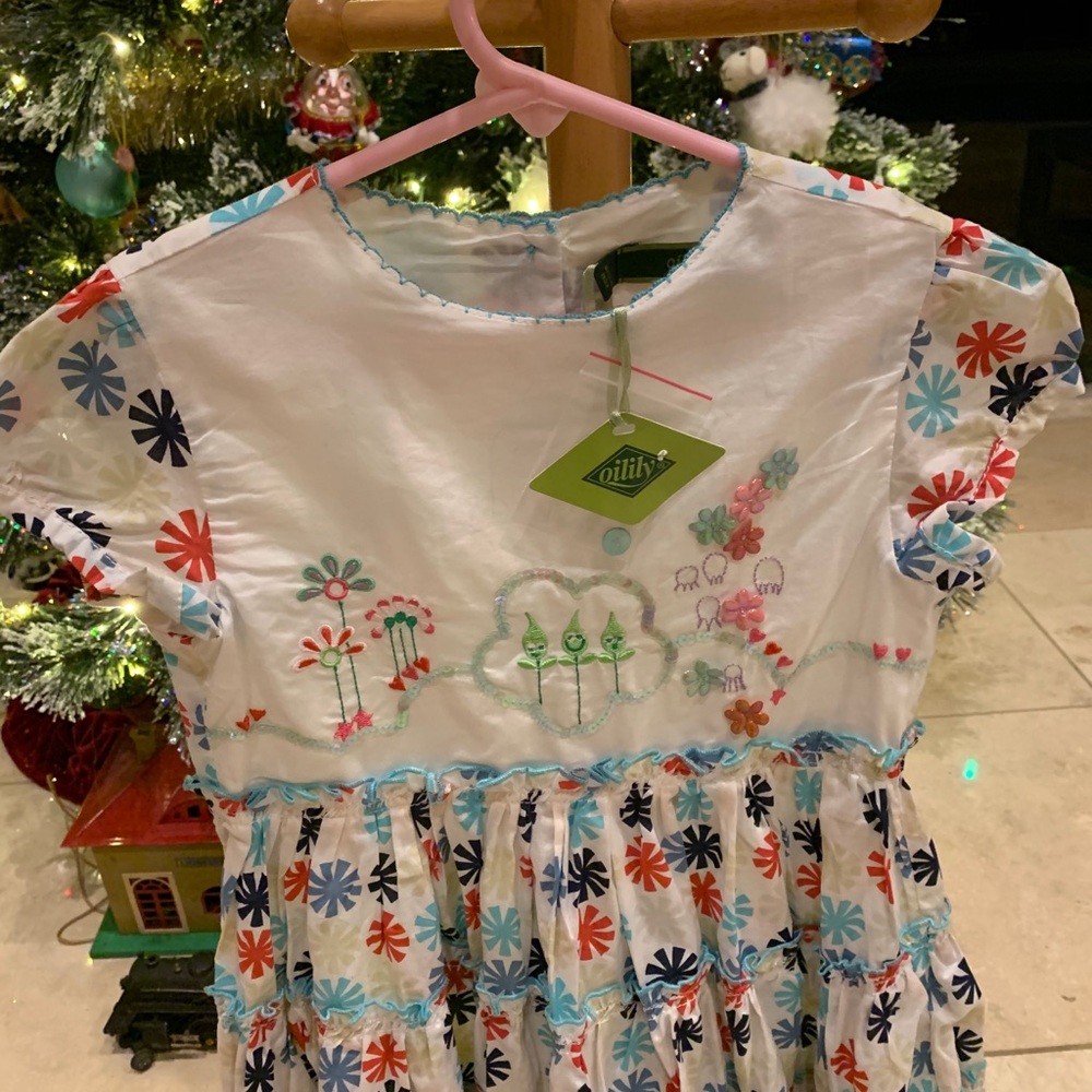 Oilily girl’s beautiful dress underwater theme